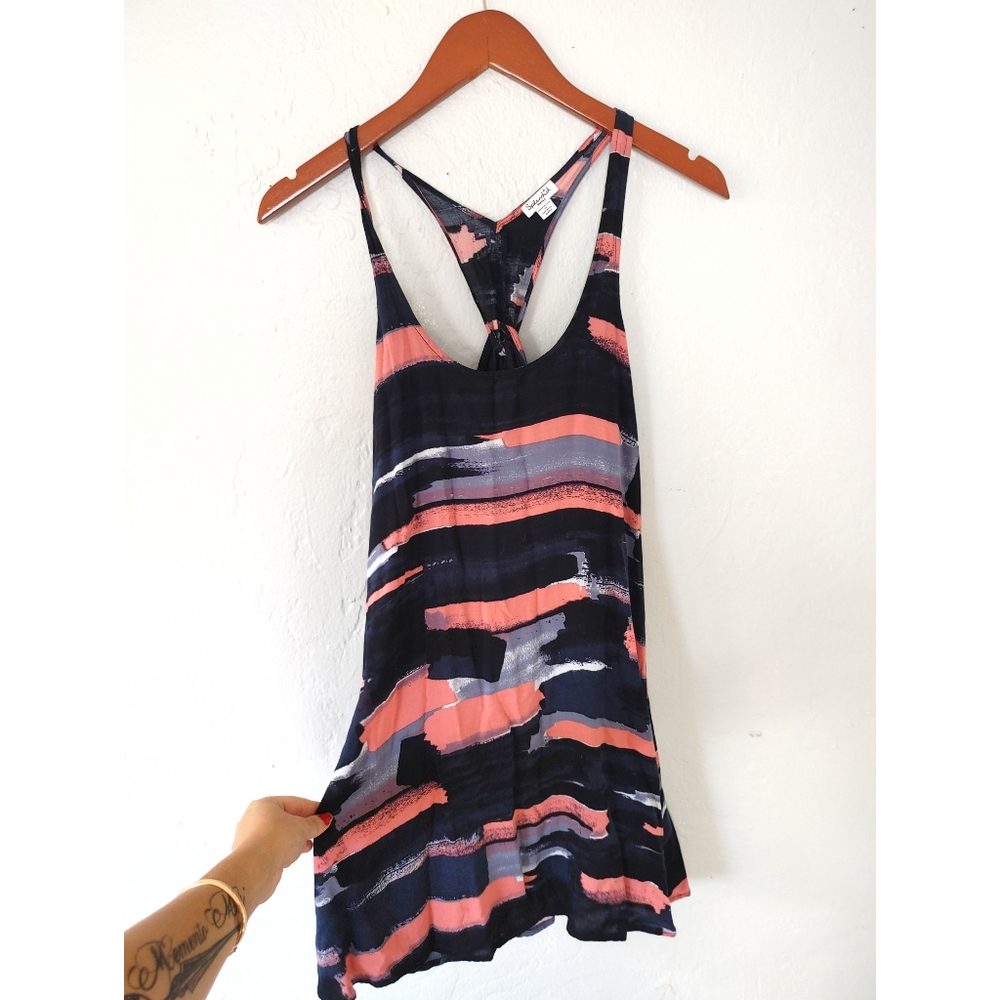 Pink navy sundress